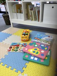 ★幼児コーナー★<br />
教室が広いので小さなお子さまが来ても大丈夫です。