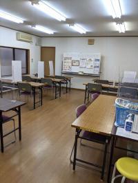 BabyKumonタイムは1階・明るい部屋で行います。