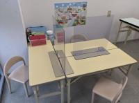 小さなお子さんが<br />
座れるお席も<br />
準備しております♪