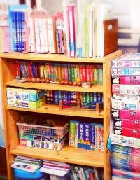 カードや教具もたくさんそろえています。（使用後に除菌を徹底しています）