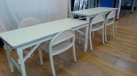 幼児さん用の机とイスです。