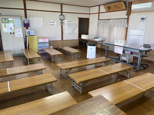 教室内観です。明るく広々とした教室です。