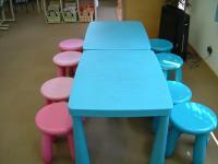 Baby Kumonタイムでは幼児さん用のイスもあります♪