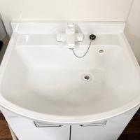 広い洗面台もあります！