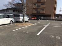 セイワビル東側に駐車場がございます。番号３９、６７、６８に駐車いただけます。