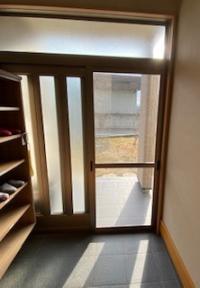 入口が広く、ベビーカーをゆったりと置くことができます。<br />
