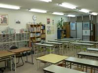 明るい教室です。