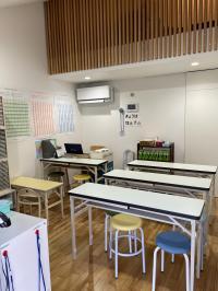 教室の入口から見たところです