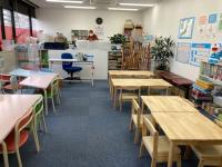 独立した幼児ルームで、学習します。