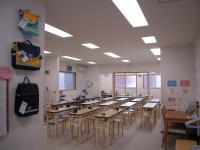 入口から見た教室の様子です。