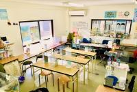 教室内は明るく、集中しやすい環境づくりを心掛けています。