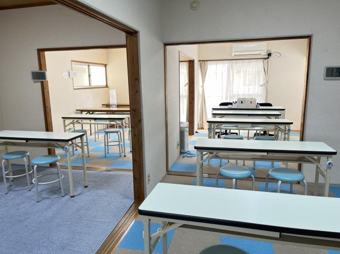 2階の学習室です。高学年の生徒さんが利用しています。<br />
