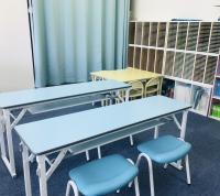 成長に合わせた幼児用机とイスを用意♪公文式学習に進む際も安心です。