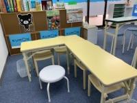 幼児さんコーナーです!一人で座れるお子さまはこちらで。