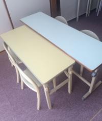 いつでも一般学習が始められるように幼児用の席もあります。