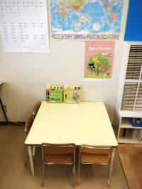 幼児専用机とイスもご用意しております。