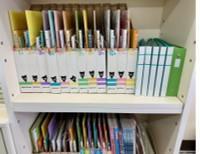 ベビークモンコーナーです。<br />
パズルや教具もご用意してます♪<br />
