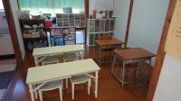 幼児さんでも学習できる机、お部屋があります。