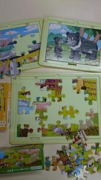 ジグソーパズルは集中力、作業力を育てます♪