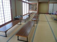 教室の内装です。公民館の２階で公文をしています。