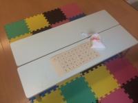 幼児席です。先生と対面で学習します。<br />