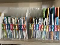 ベビーくもんのツール見本を置いていますので、手にとってご覧ください