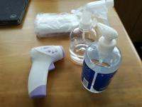 新型コロナウィルス感染対策を行っております。