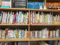 読書を好きになってほしいという願いから、貸し出しもします。