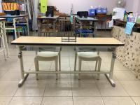 保護者の方も横に一緒に座ってベビークモンタイム