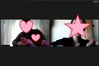 オンラインでのBaby Kumonタイム。お家からゆったり参加できます。