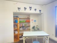 明るく清潔感のある教室でお迎えします。おむつ替えシート等準備有。