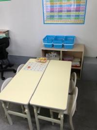 幼児さんが安全に学べる席も準備しています。