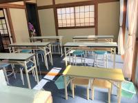 BabyKumonタイムはこちらで実施します。(国数英入会後もこの席で学習)