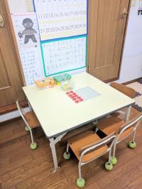 Baby Kumonタイムを行うスペースです。