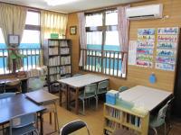 本好きな子に成長して欲しいので読書コーナーもあります