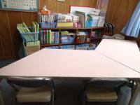 早い時間に来る幼児さんはこちらで学習をしています。