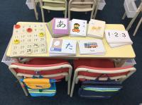 幼児席[プリント教材と教具を使って楽しくお勉強♪(^^)」
