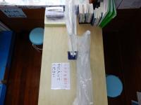 見学コーナーでもBaby Kumonタイムは可能です。感染飛沫予防ビニール設置。