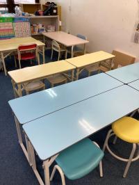 お子さまが保育園へ通っている場合はお母様とご一緒にふり返りを行います。<br />