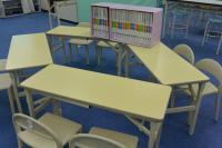 グループは3組でにぎやかに行っています。