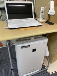 空気清浄機を稼動し、感染症対策も徹底。ご安心ください。