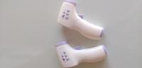 教室に来た時に体温を測ります。<br />
今は、感染予防で個別実施です