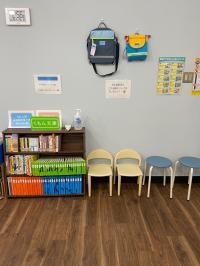 本のご用意もあります。読書好きなお子さんになってほしいですね♪