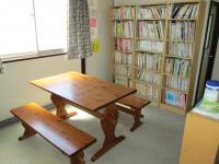 本の読み聞かせもしていただけるスペースもございます。