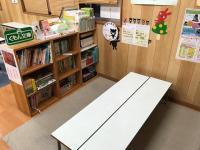 小さいお子さまでも座り机があるので安心です。