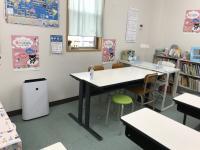 安心、安全のため加湿付き空気清浄機を設置しています。