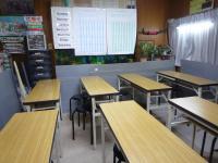 落ち着いた教室でゆっくりお話ししましょう。