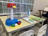 明るい教室です。お会いできるのを楽しみにお待ちしています。