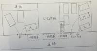 駐車場は会場左右、表×印以外のスペースをご利用いただけます。