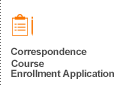 Correspondence Course Enrollment Application